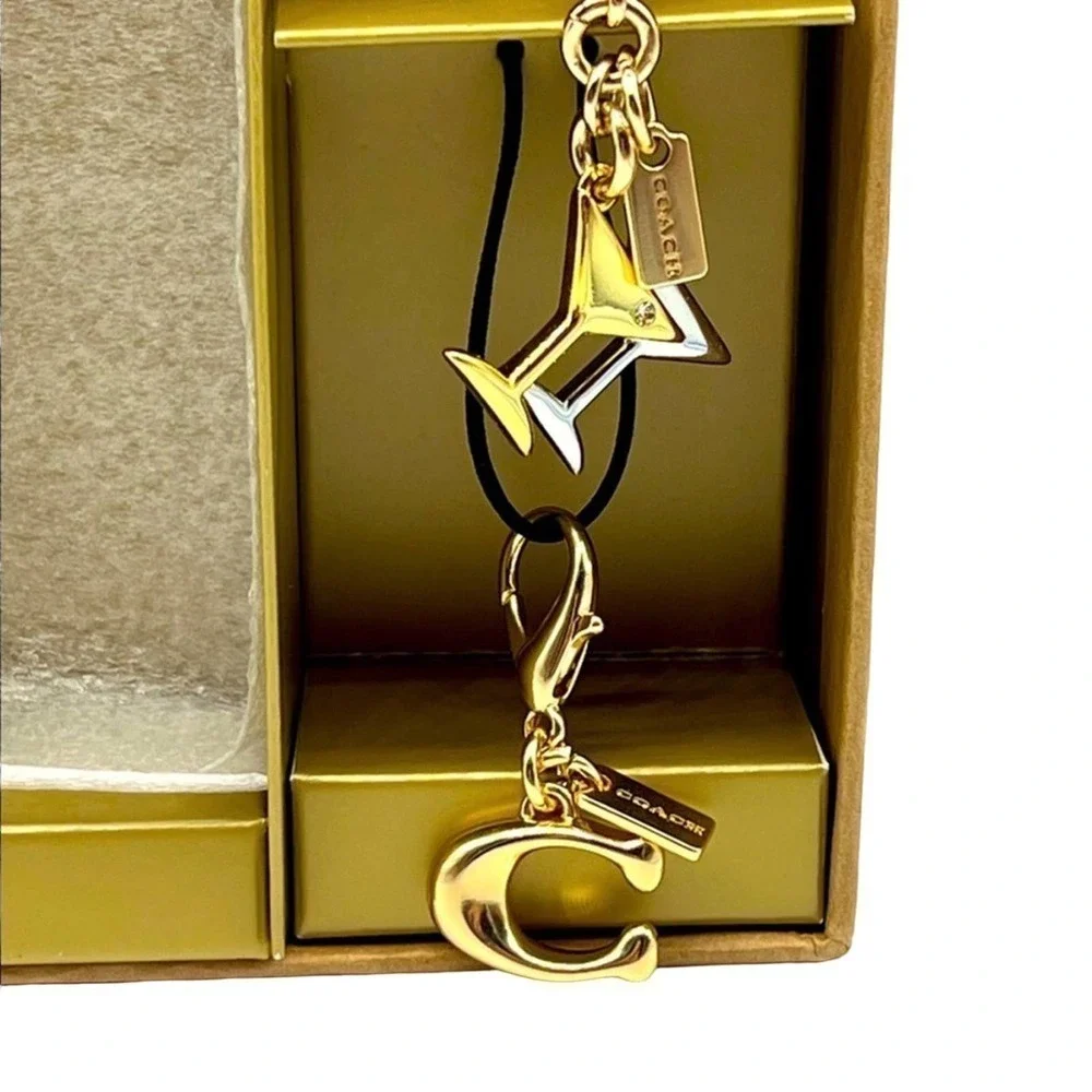 Coach Boxed Star Print Wristlet & Charms Gift Set – Holiday Ready – NWT - Picture 4 of 16